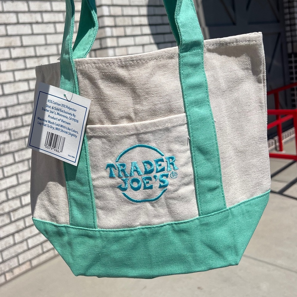 Green Trader Joe’s Mini Tote